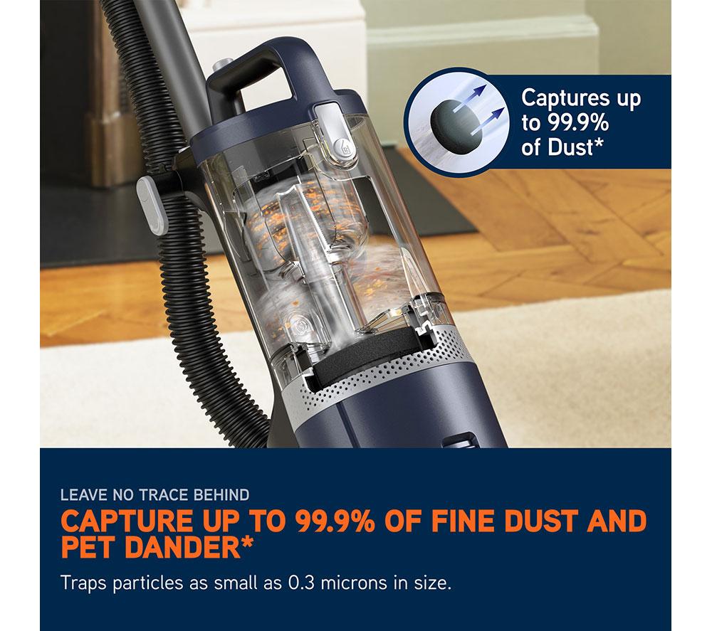 VAX LiftOut Multi Pet-Design Upright Bagless Vacuum Cleaner - Navy & Titanium