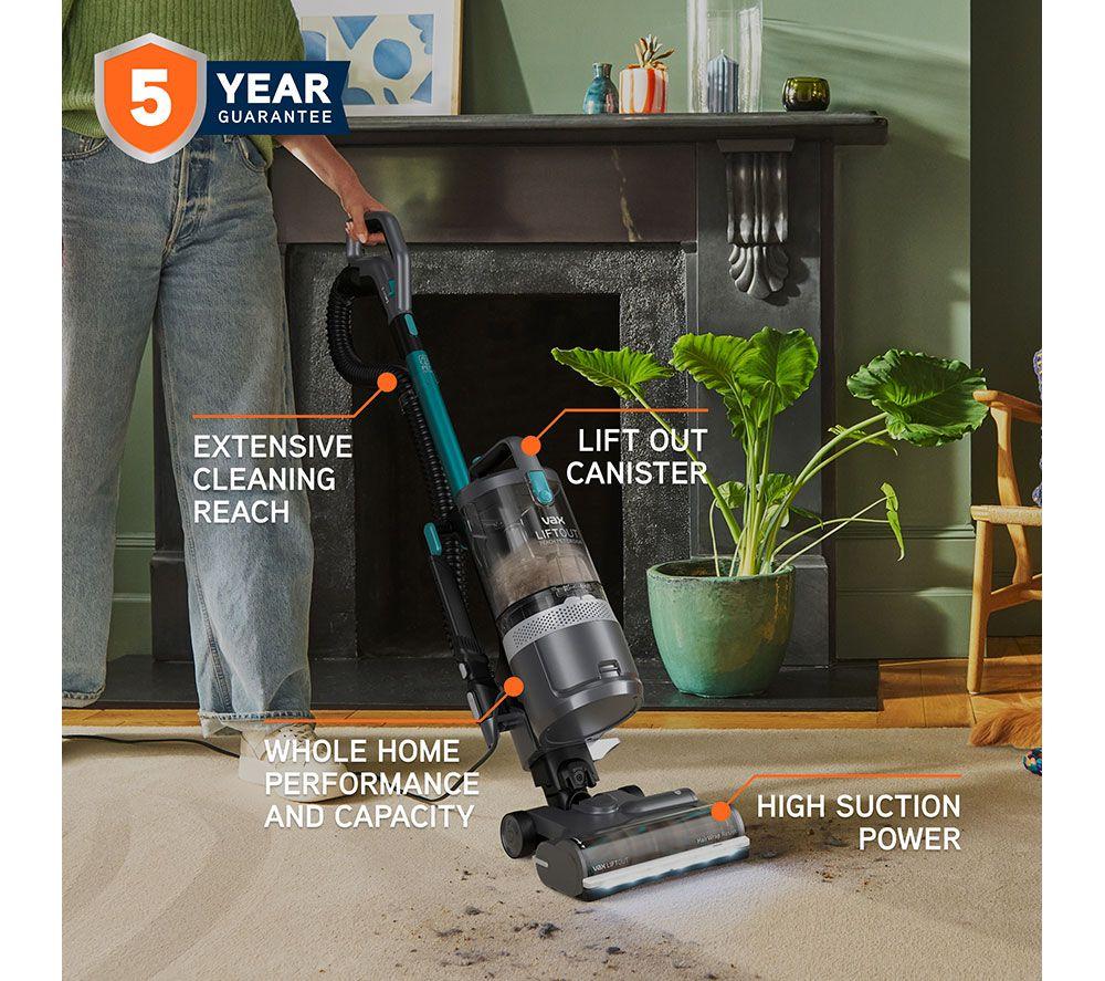 Aspiradora sin bolsa vertical VAX LiftOut Reach Pet Design - Grafito y Teal