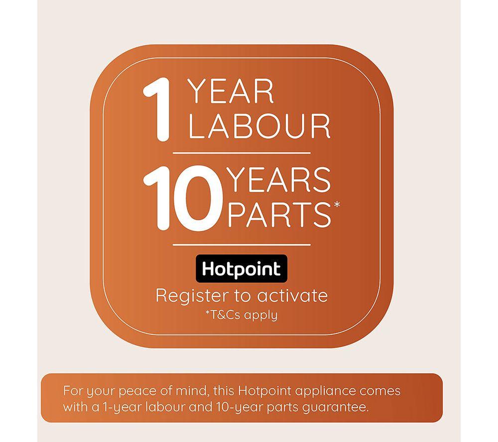 HOTPOINT FabricCare HBCA 123G CARE UK 12 kg 1400 Spin Washing Machine - Grey