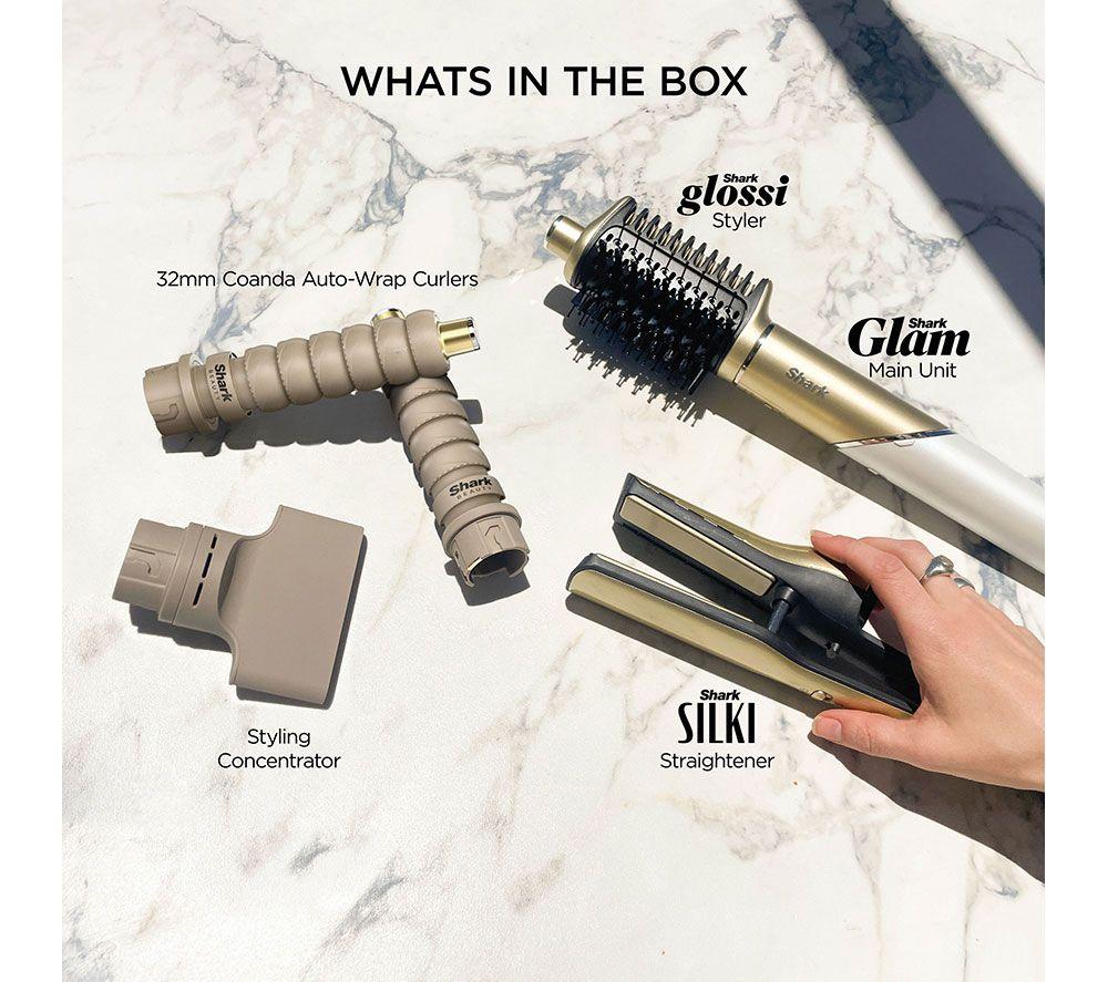 SHARK Glam Straight & Waves Multi-Styler HD6041SUK - Gold