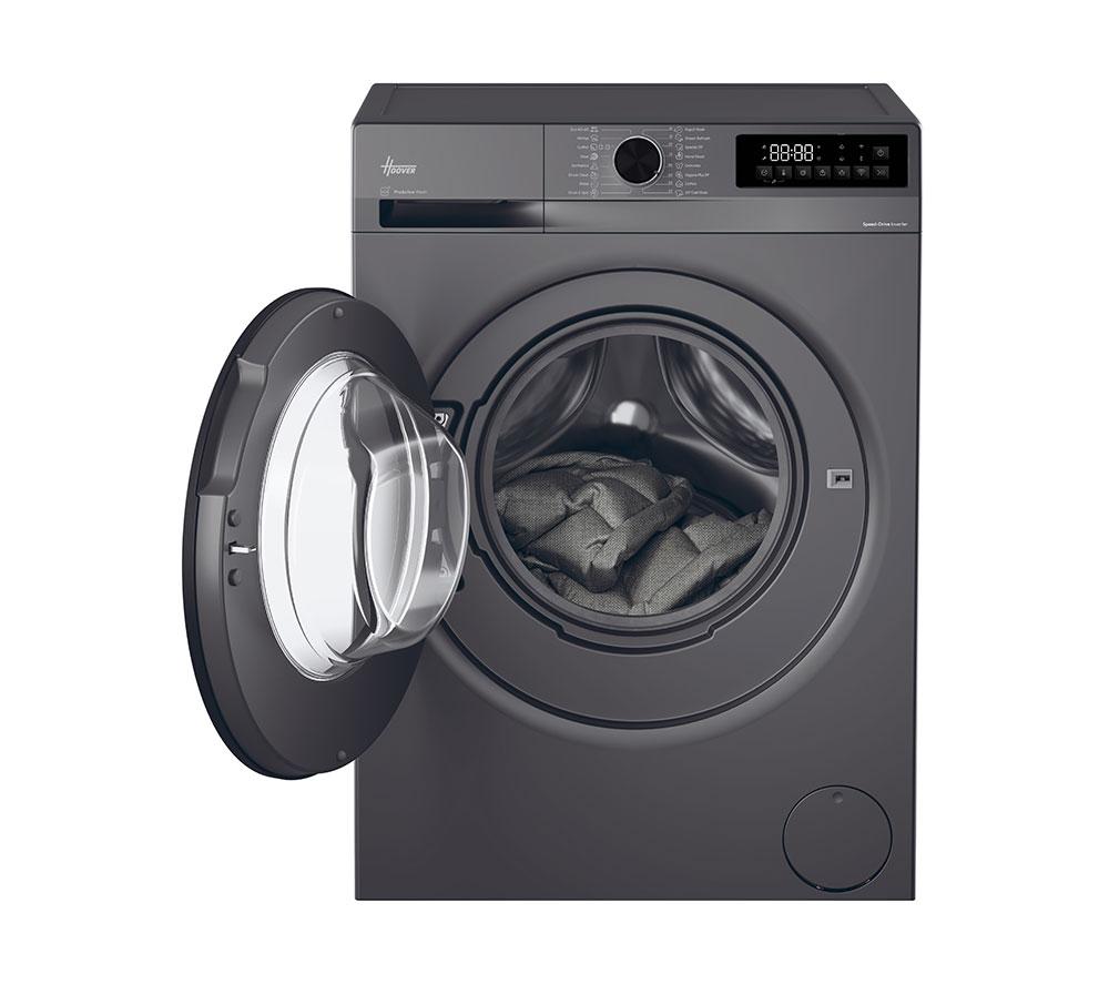 HOOVER Pro Wash Series 3 HBWR 4106B8G-80 WLAN-fähiger 10 kg Waschtrockner – Graphit