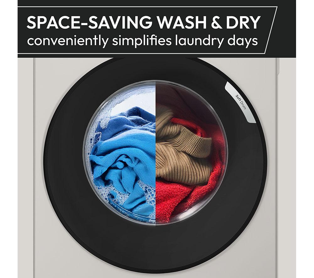 HOOVER Pro Wash Series 3 HBWR 4106B8G-80 WLAN-fähiger 10 kg Waschtrockner – Graphit
