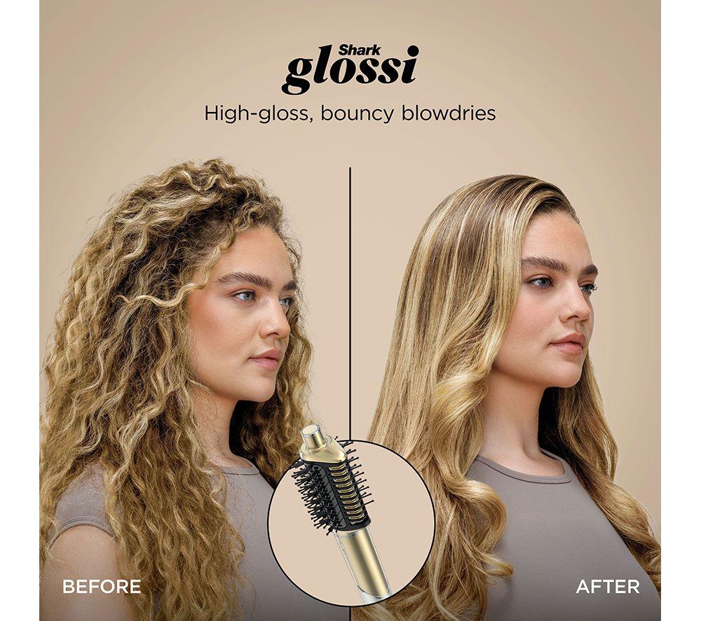 SHARK Glam Straight, Waves & Curls HD6052SUK Multi-Styler - Gold
