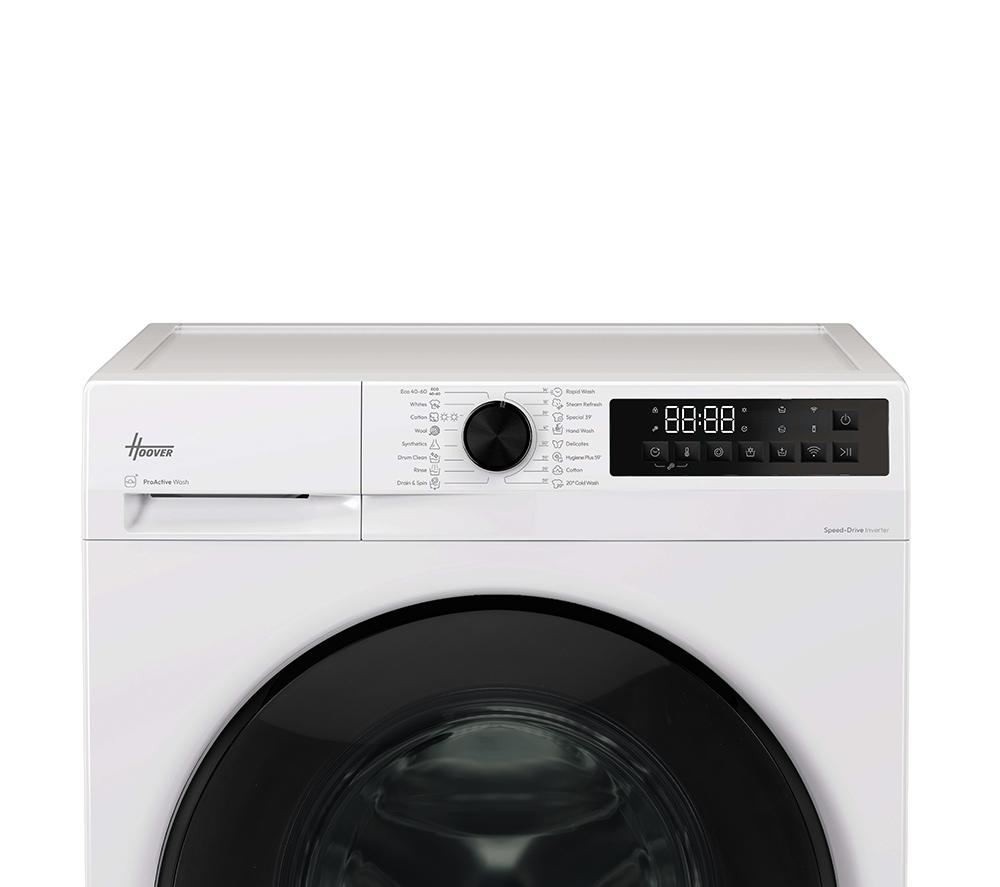 HOOVER Pro Wash Serie 3 HBWR 496B8-80 WLAN-fähiger 9 kg Waschtrockner – Weiß