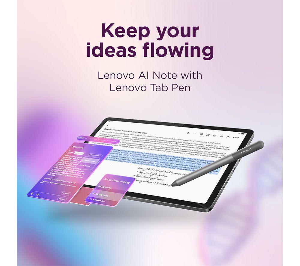 LENOVO Idea Tab 11" Tablet - 128 GB, Luna Grey