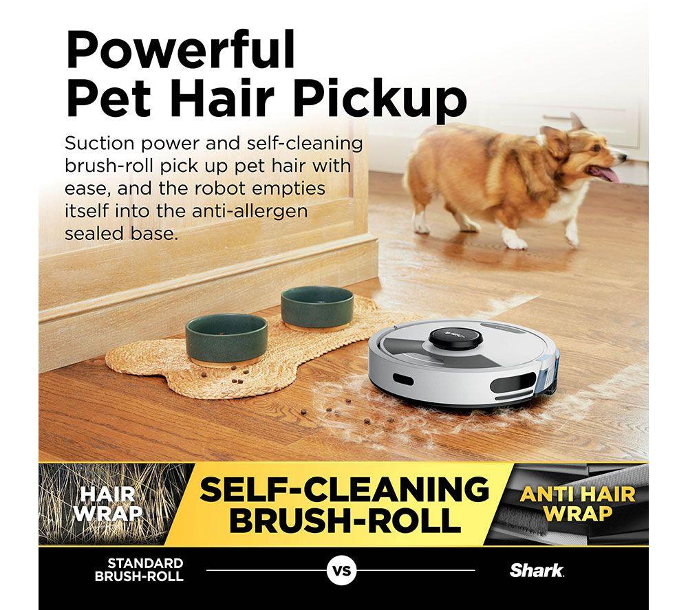 SHARK RV2620WDUKWH Matrix Plus 2-in-1 Robot Vacuum Cleaner - White & Silver