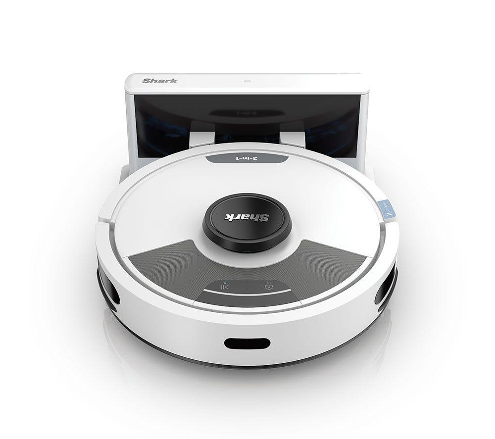 SHARK RV2620WDUKWH Matrix Plus 2-in-1 Robot Vacuum Cleaner - White & Silver