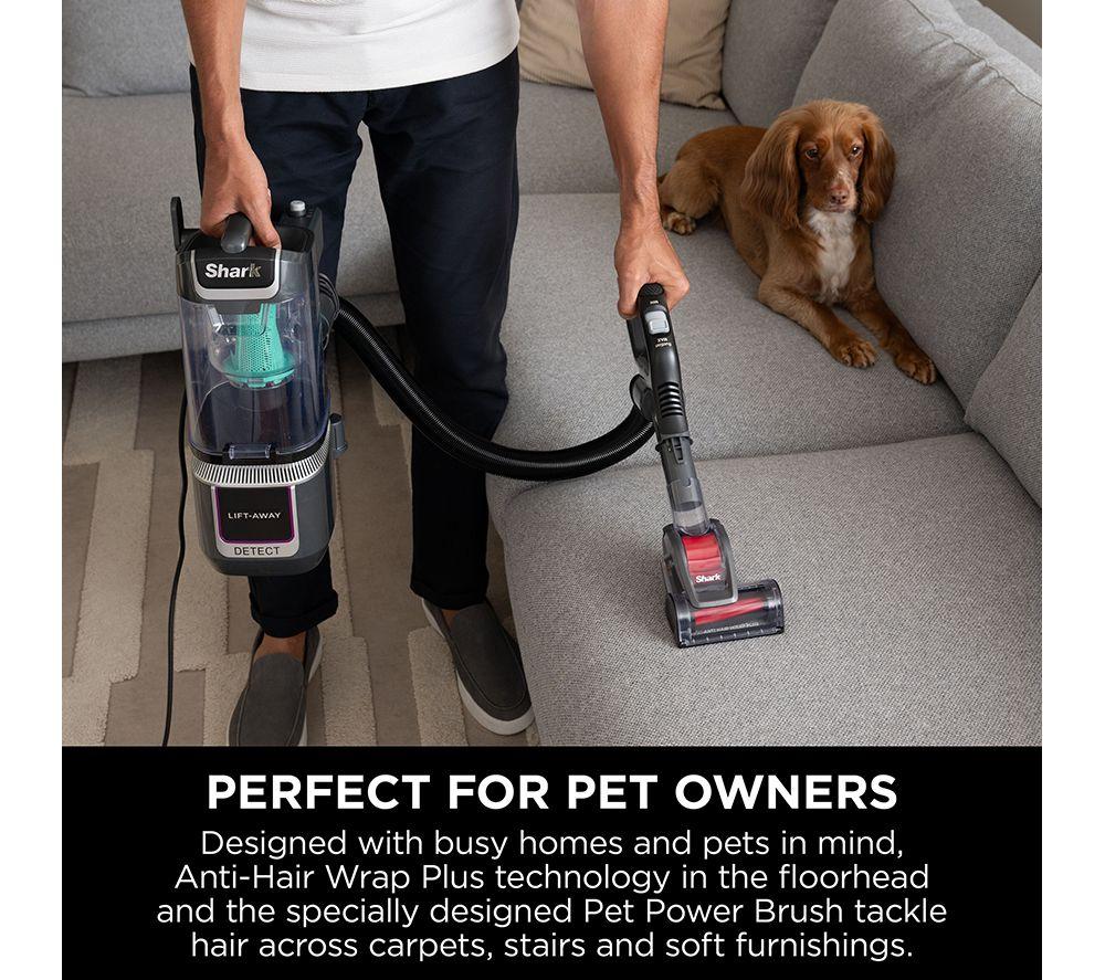 SHARK Detect Pet Pro with DuoClean LA450UKT Upright Bagless Vacuum Cleaner - Graphite Grey
