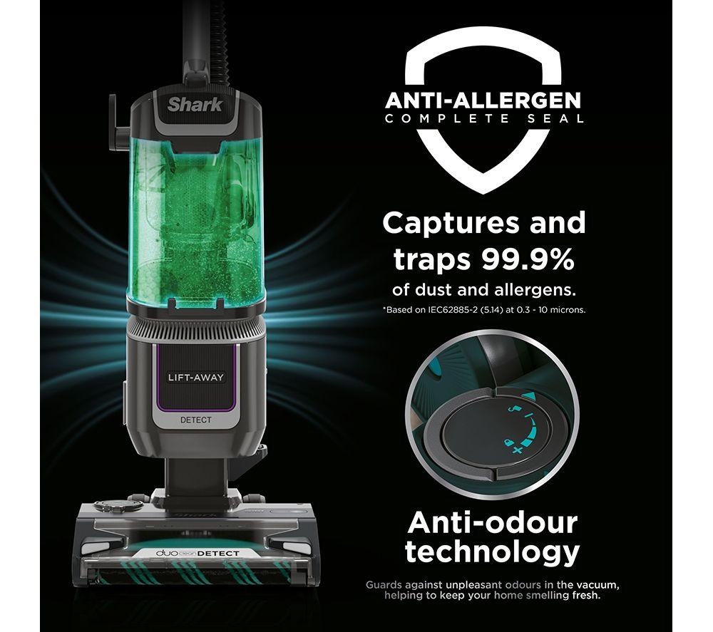 SHARK Detect Pet Pro with DuoClean LA450UKT Upright Bagless Vacuum Cleaner - Graphite Grey