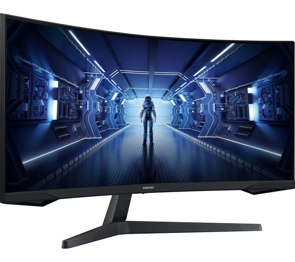 SAMSUNG Odyssey G5 LC34G55TWWPXXU Wide Quad HD 34" Curved VA LCD Gaming-Monitor - Schwarz