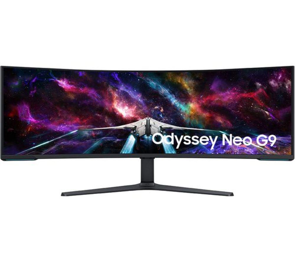 SAMSUNG Odyssey Neo G9 LS57CG952NUXXU 8K UHD 57" Curved Mini LED Gaming Monitor - Black & White