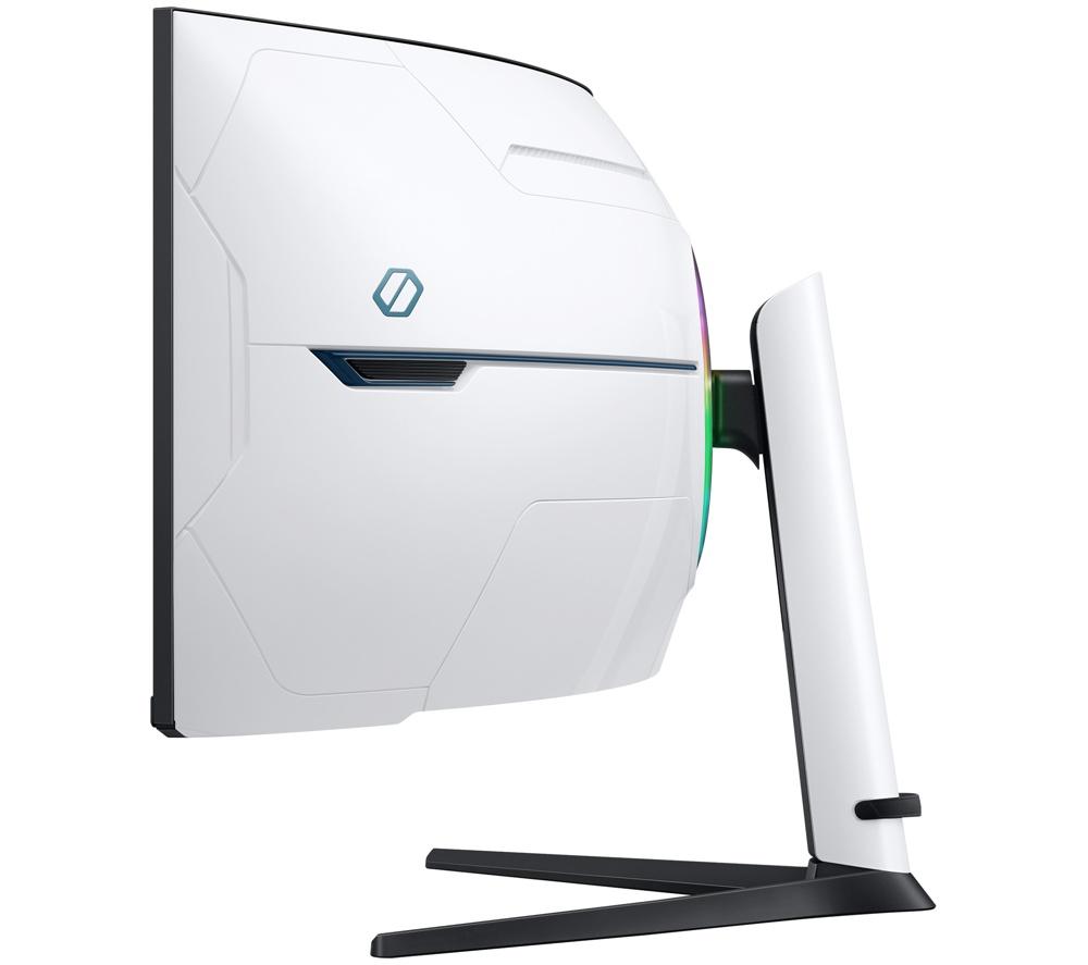 SAMSUNG Odyssey Neo G9 LS57CG952NUXXU 8K UHD 57" Curved Mini-LED-Gaming-Monitor – Schwarz & Weiß