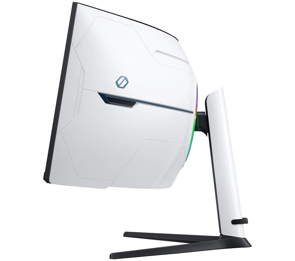 SAMSUNG Odyssey Neo G9 LS57CG952NUXXU 8K UHD 57" Curved Mini-LED-Gaming-Monitor – Schwarz & Weiß