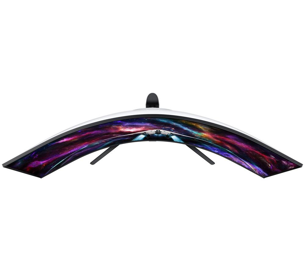 SAMSUNG Odyssey Neo G9 LS57CG952NUXXU 8K UHD 57" Curved Mini-LED-Gaming-Monitor – Schwarz & Weiß