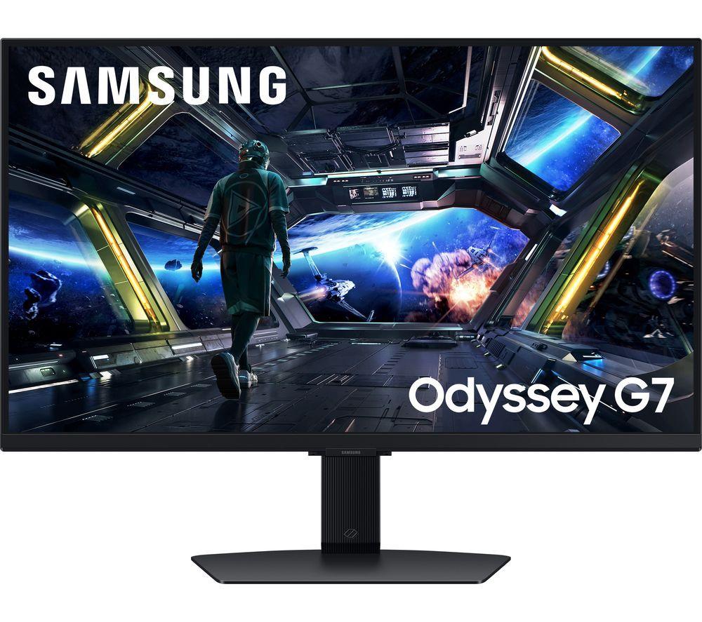 SAMSUNG Odyssey G7 4K Ultra HD 27" IPS LCD Gaming Monitor - Black
