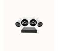 SWANN AdvancedX SWNVK-8ADVANX4B 8-channel 4K Ultra HD NVR Security System - 1TB, 4 Bullet Cameras