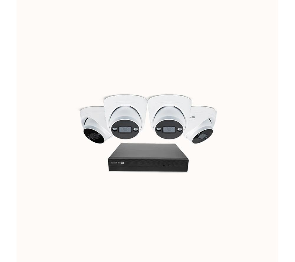 SWANN AdvancedX SWNVK-8ADVANX4D 8-channel 4K Ultra HD NVR Security System - 1TB, 4 Dome Cameras