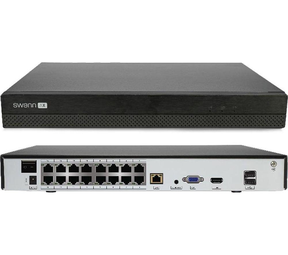 SWANN AdvancedX SWNVK-16ADVANX8B 16-channel 4K Ultra HD NVR Security System - 2TB, 8 Bullet Cameras