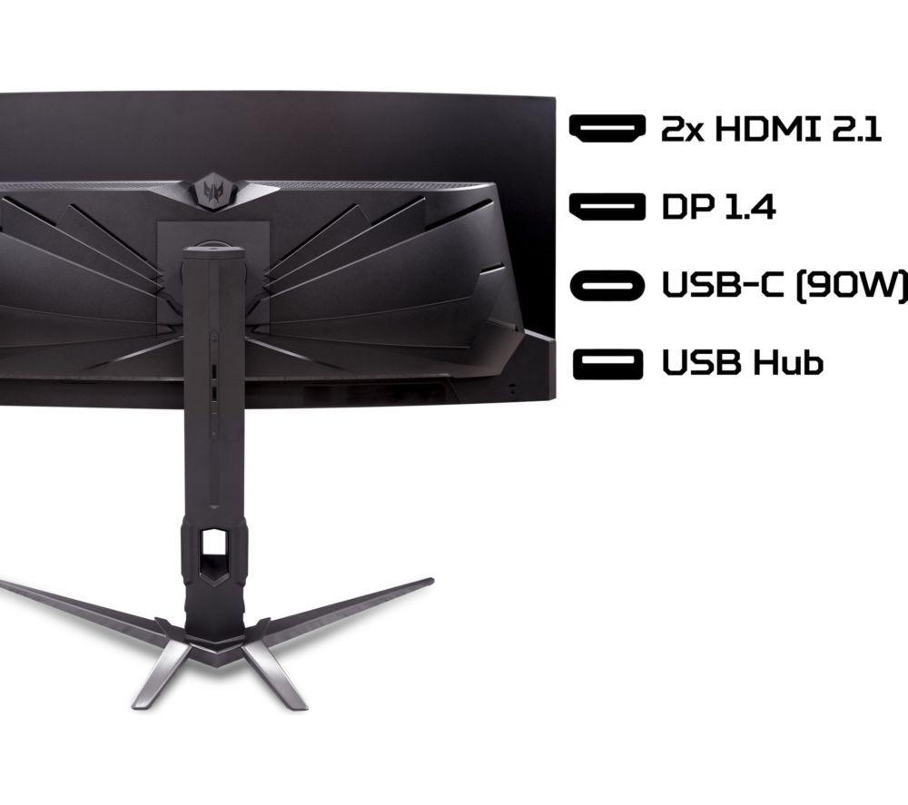 ACER Predator X34X5 Ultra Wide Quad HD 34" Curved QD-OLED Gaming-Monitor