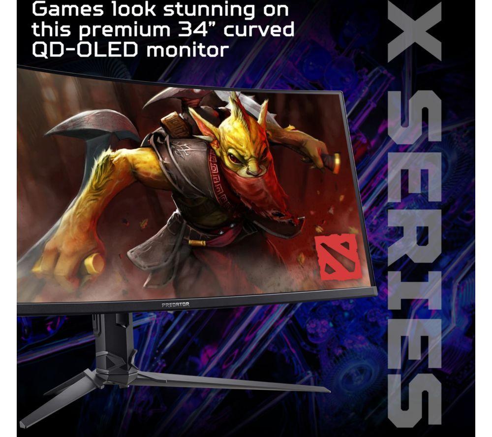 ACER Predator X34X5 Ultra Wide Quad HD 34" Curved QD-OLED Gaming-Monitor