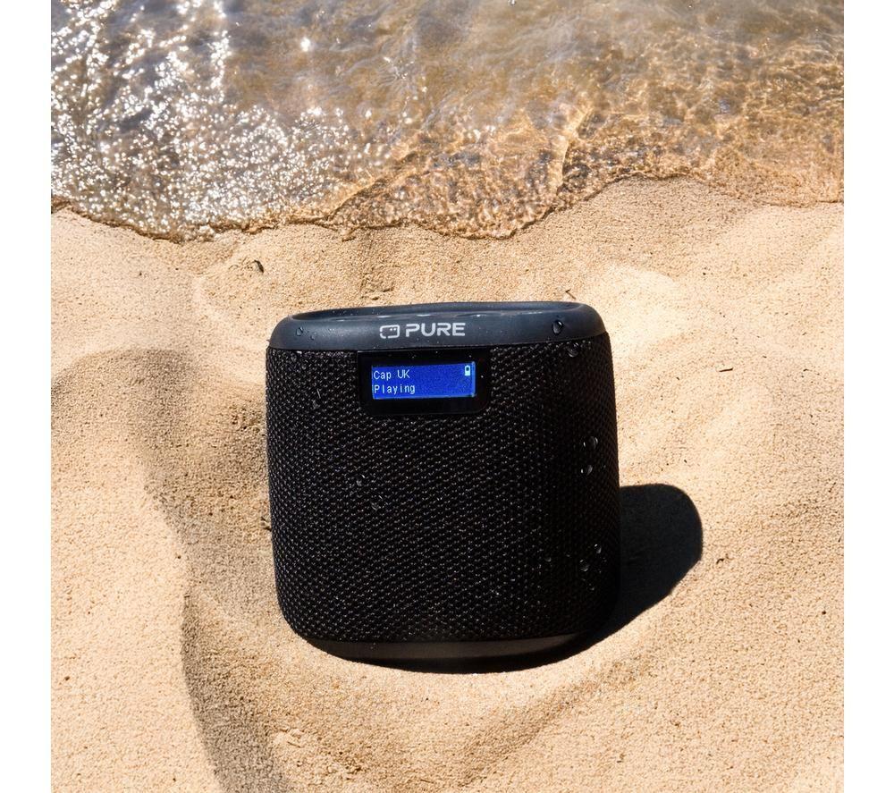 PURE Woodland Mini Portable Bluetooth Speaker - Black