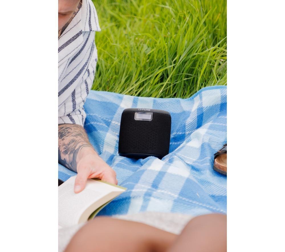 PURE Woodland Mini Portable Bluetooth Speaker - Black