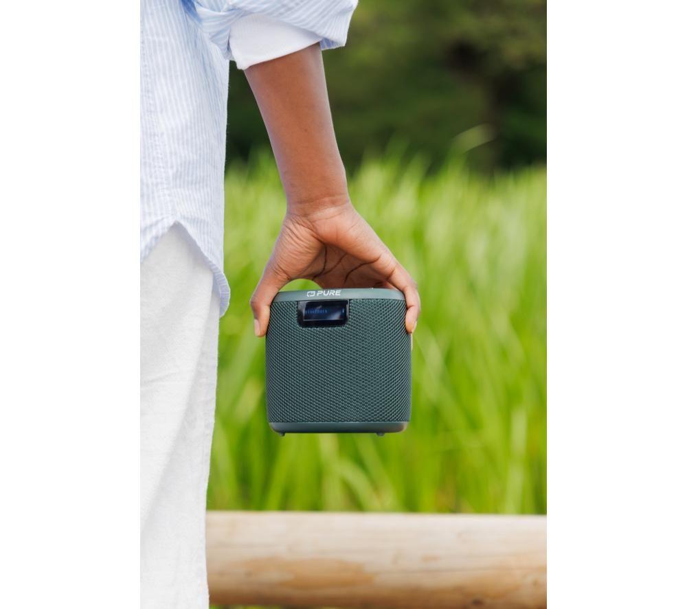 PURE Woodland Mini Portable Bluetooth Speaker - Green