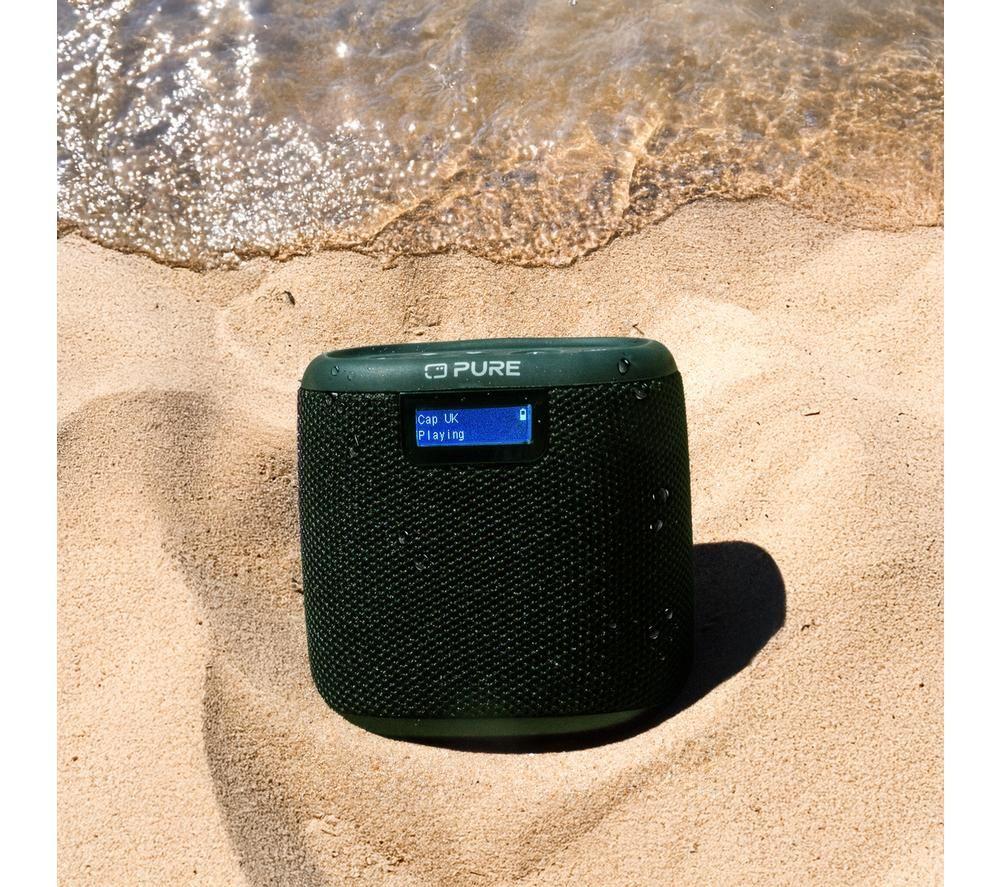 PURE Woodland Mini Portable Bluetooth Speaker - Green