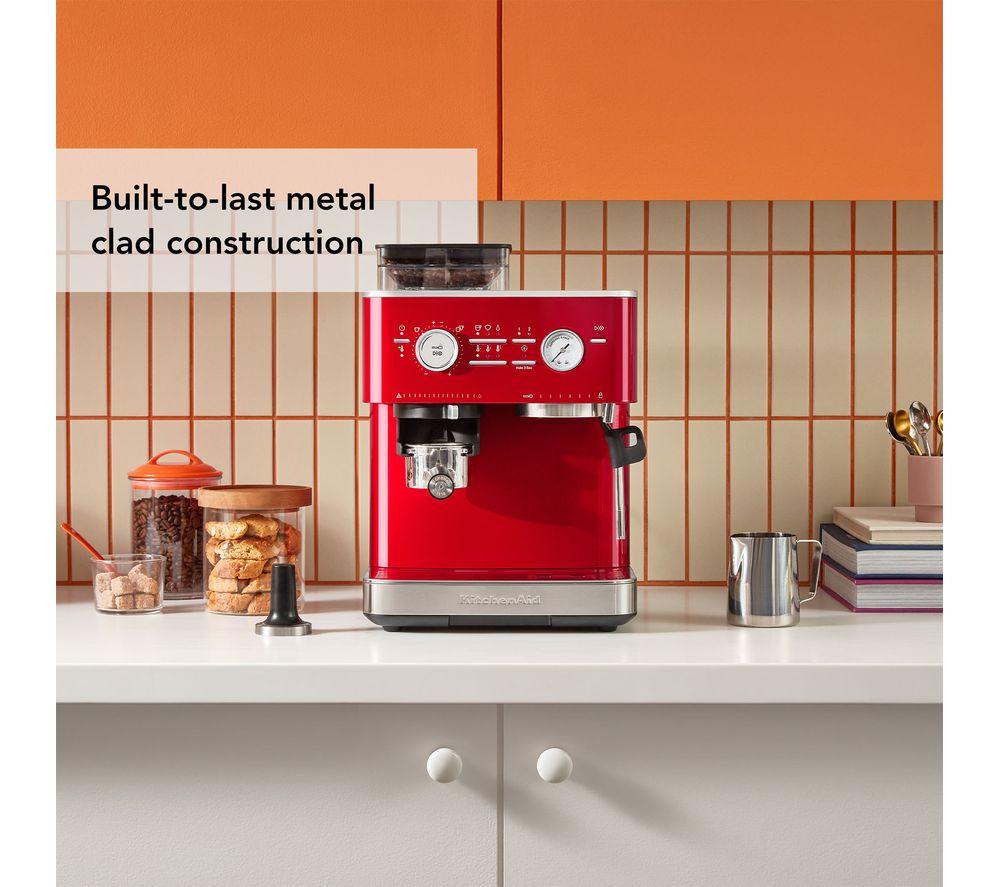 KITCHENAID 5KES6551BCA Bean to Cup Espresso Machine - Candy Apple