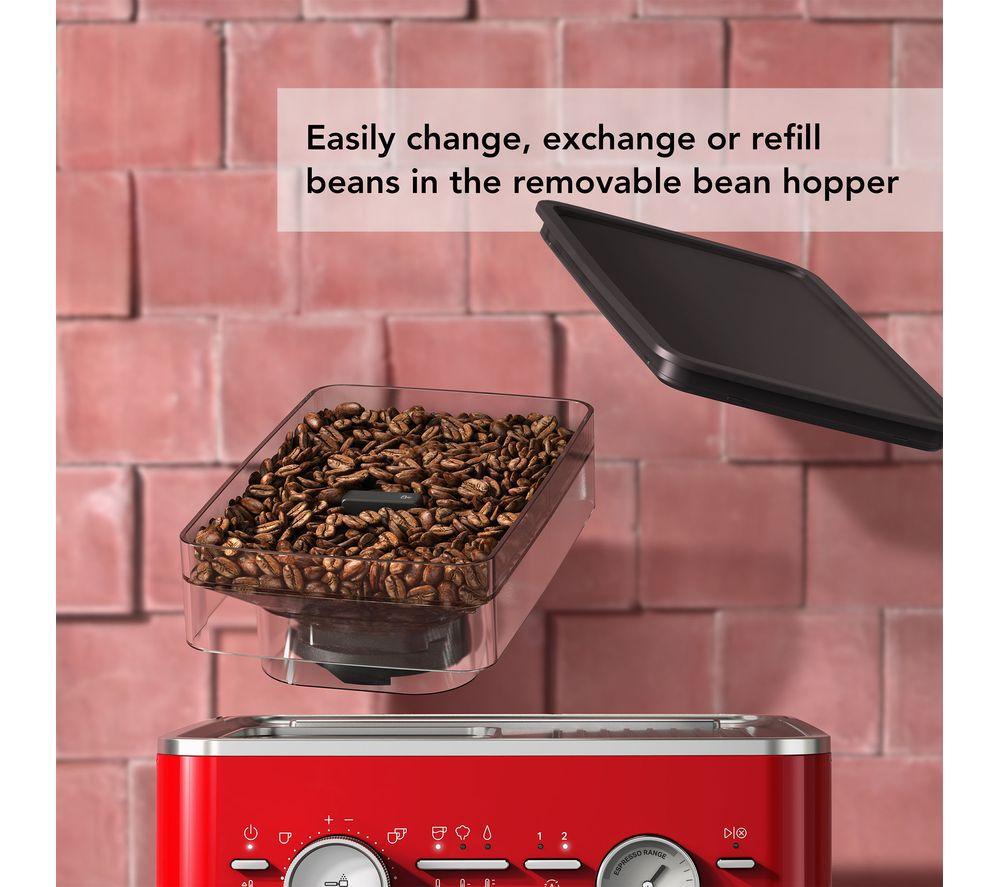 KITCHENAID 5KES6551BCA Bean to Cup Espresso Machine - Candy Apple