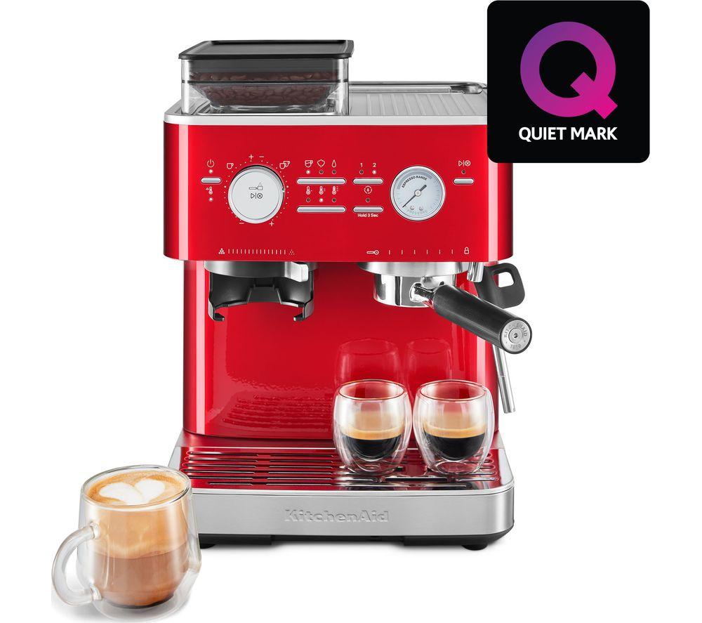 KITCHENAID 5KES6551BCA Bean to Cup Espresso Machine - Candy Apple