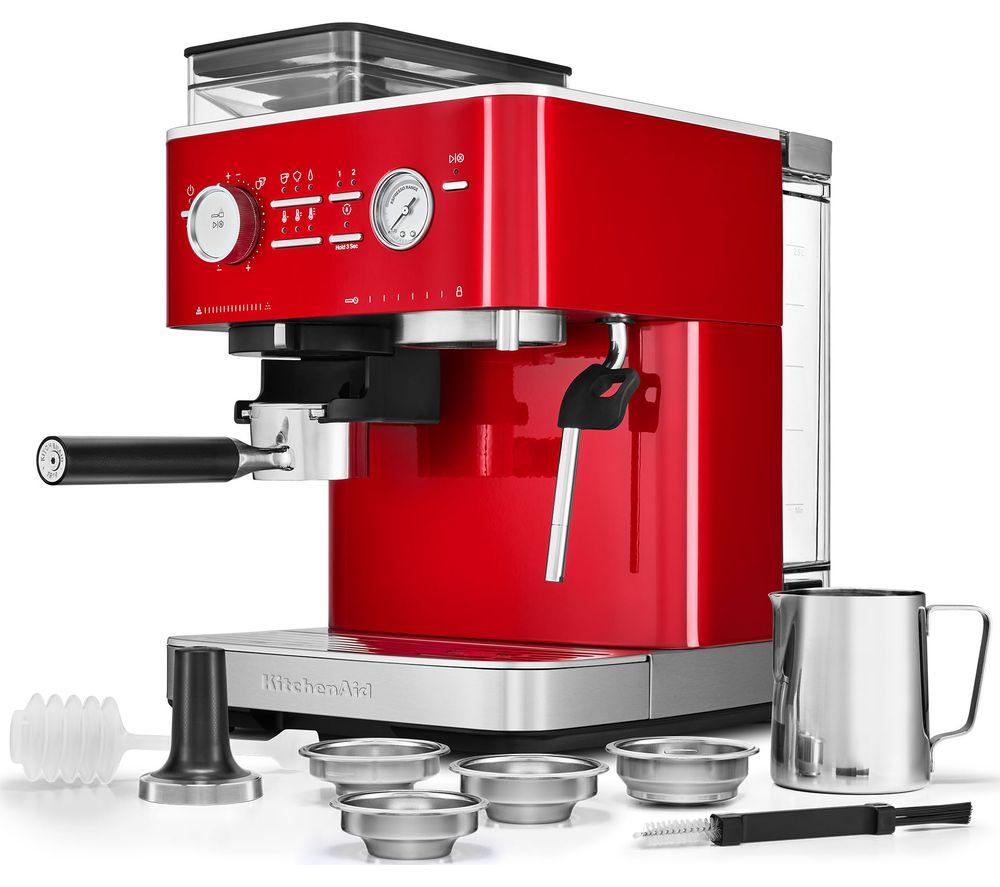 KITCHENAID 5KES6551BCA Bean to Cup Espresso Machine - Candy Apple
