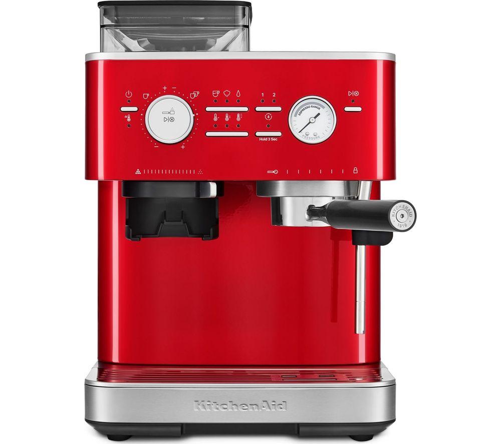 KITCHENAID 5KES6551BCA Bean to Cup Espresso Machine - Candy Apple