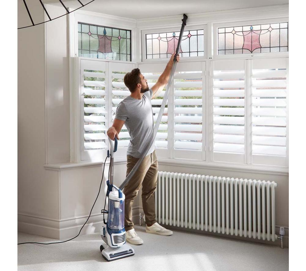 VACMASTER Respira Pet UC0413EUK Bagless Upright Vacuum Cleaner - White & Blue