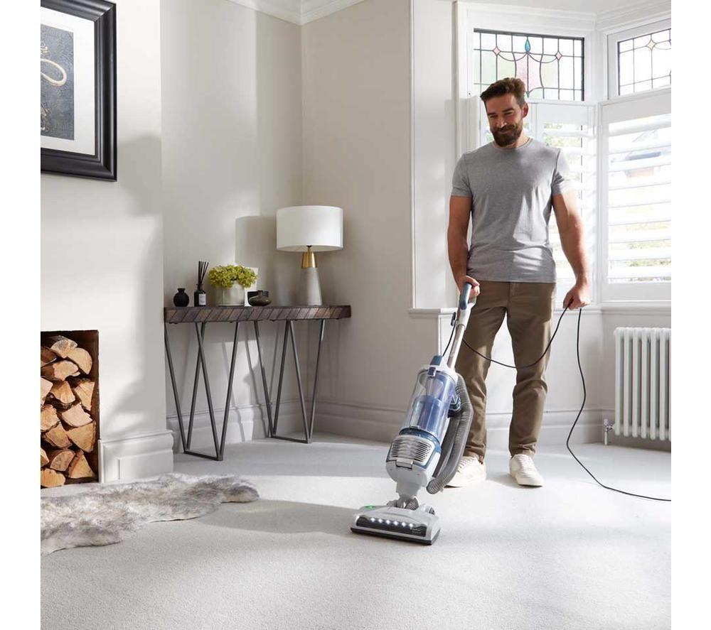 VACMASTER Respira Pet UC0413EUK Bagless Upright Vacuum Cleaner - White & Blue