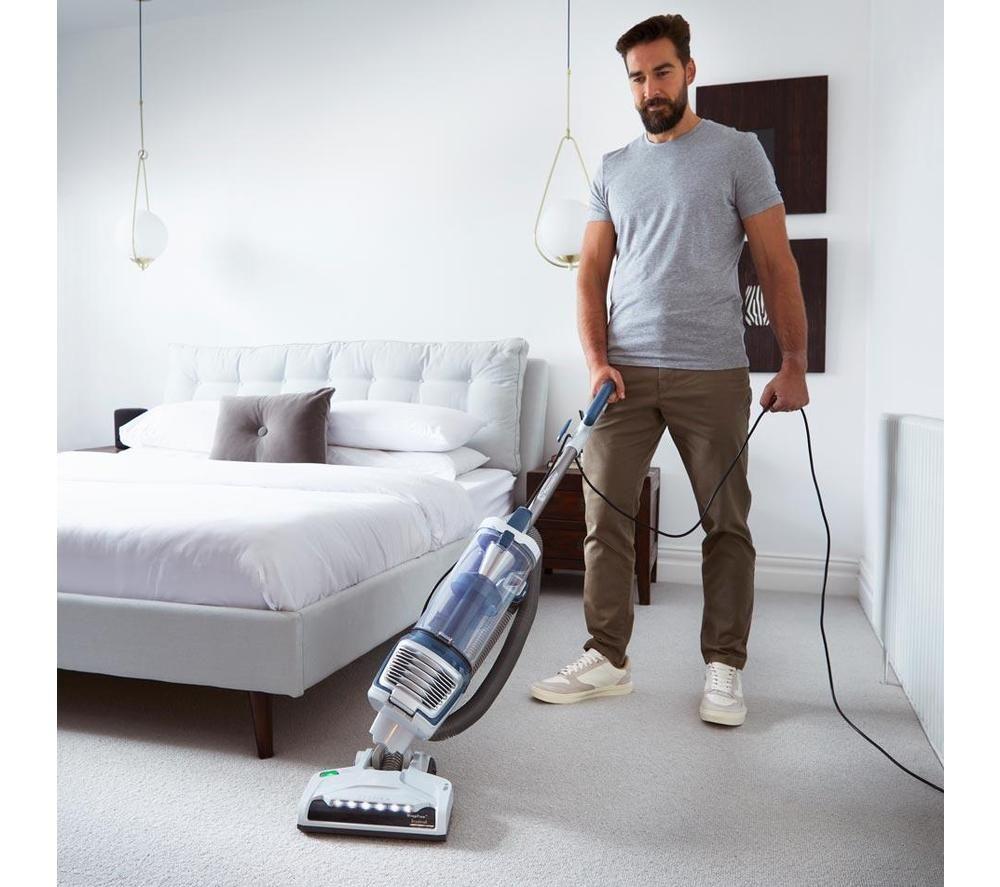 VACMASTER Respira Pet UC0413EUK Bagless Upright Vacuum Cleaner - White & Blue
