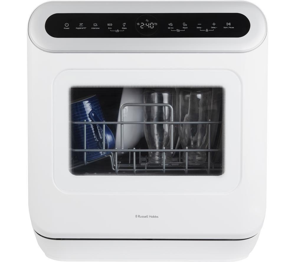 RUSSELL HOBBS RH3TTDW0D1W Table Top Dishwasher - White