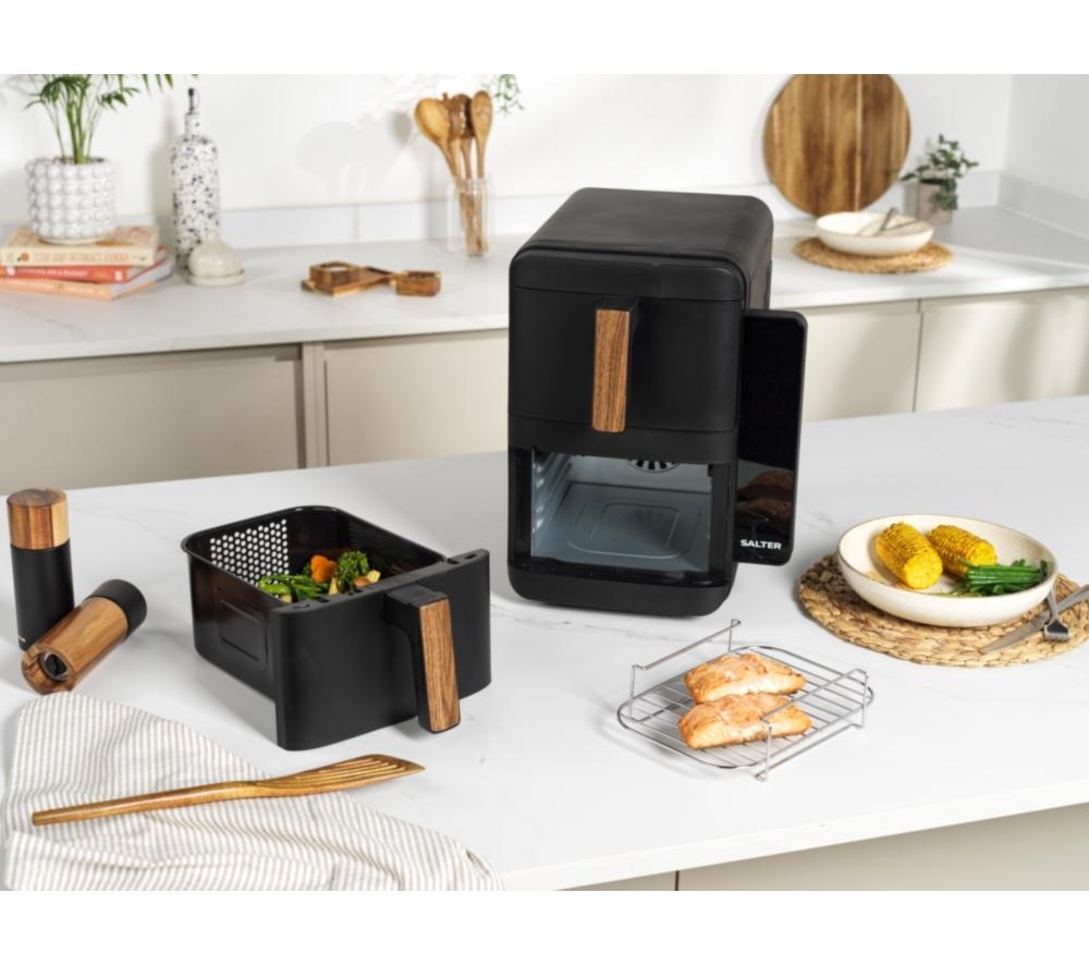 SALTER Toronto Verticook Ultra EK6642WBLK 9L Dual Air Fryer - Black