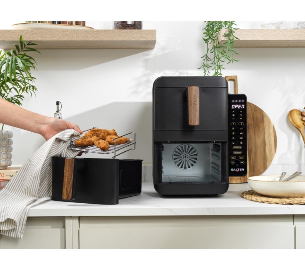 SALTER Toronto Verticook Ultra EK6642WBLK 9L Dual Air Fryer - Black