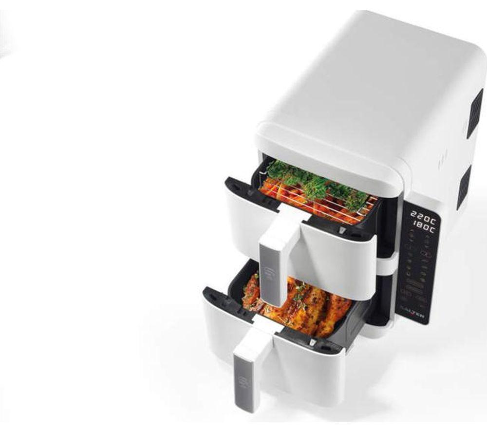 SALTER VertiCook Ultra EK6642WHT Freidora de aire doble de 9 L - Blanco