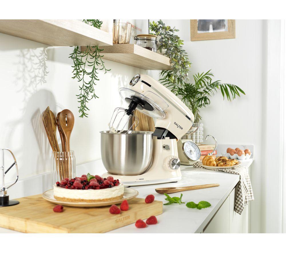 SALTER Retro Stand Mixer - Cream