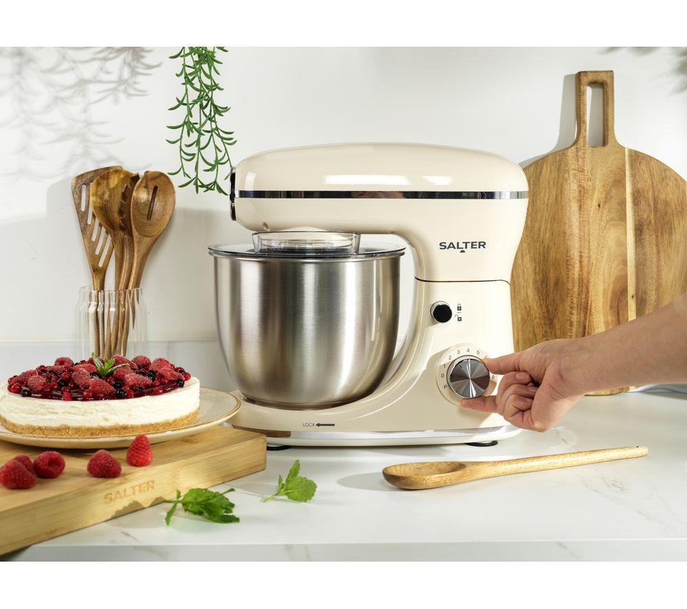 SALTER Retro Stand Mixer - Cream
