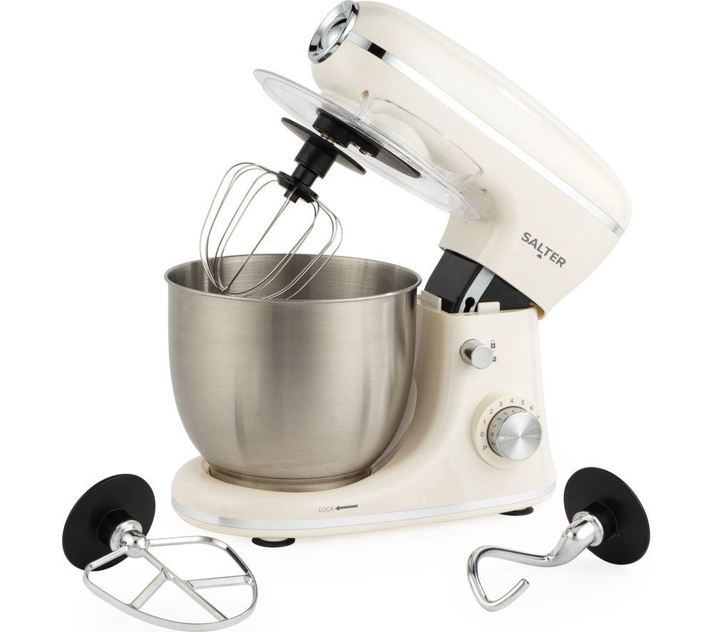 SALTER Retro Stand Mixer - Cream