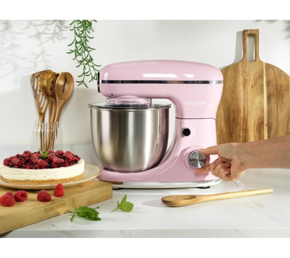 SALTER Retro Stand Mixer - Pink