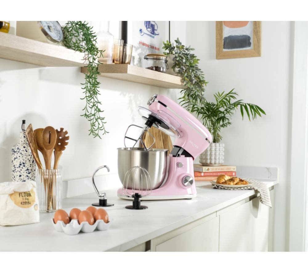 SALTER Retro Stand Mixer - Pink