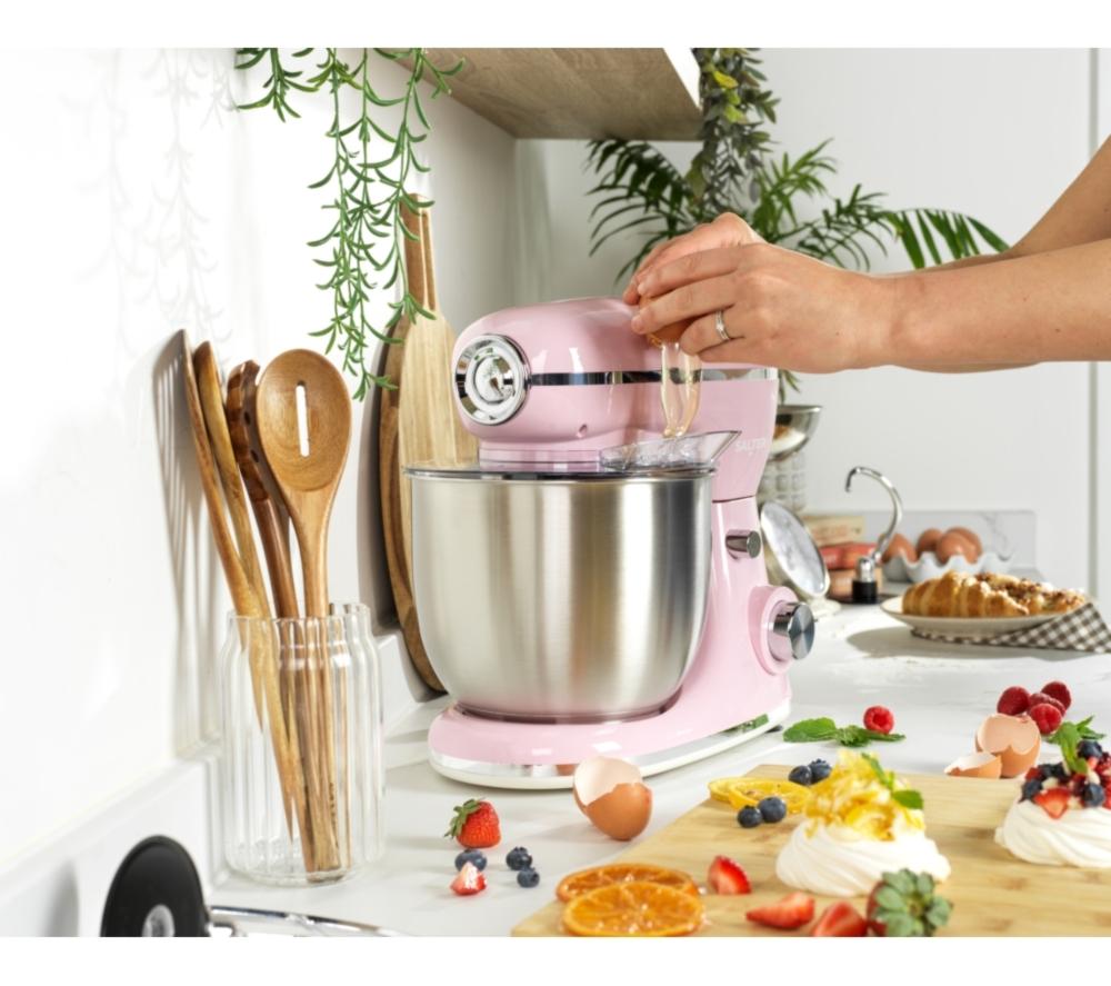 SALTER Retro Stand Mixer - Pink