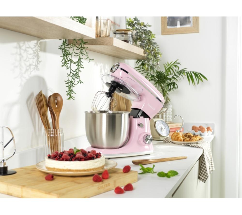 SALTER Retro Stand Mixer - Pink