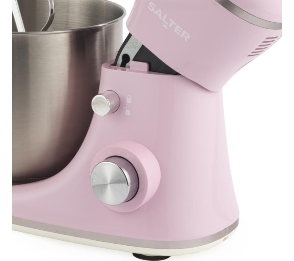 SALTER Retro Stand Mixer - Pink