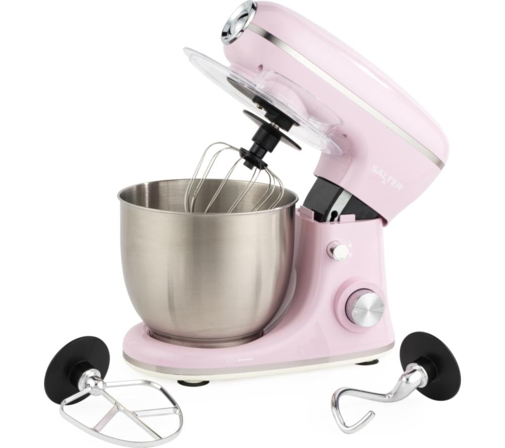 SALTER Retro Stand Mixer - Pink
