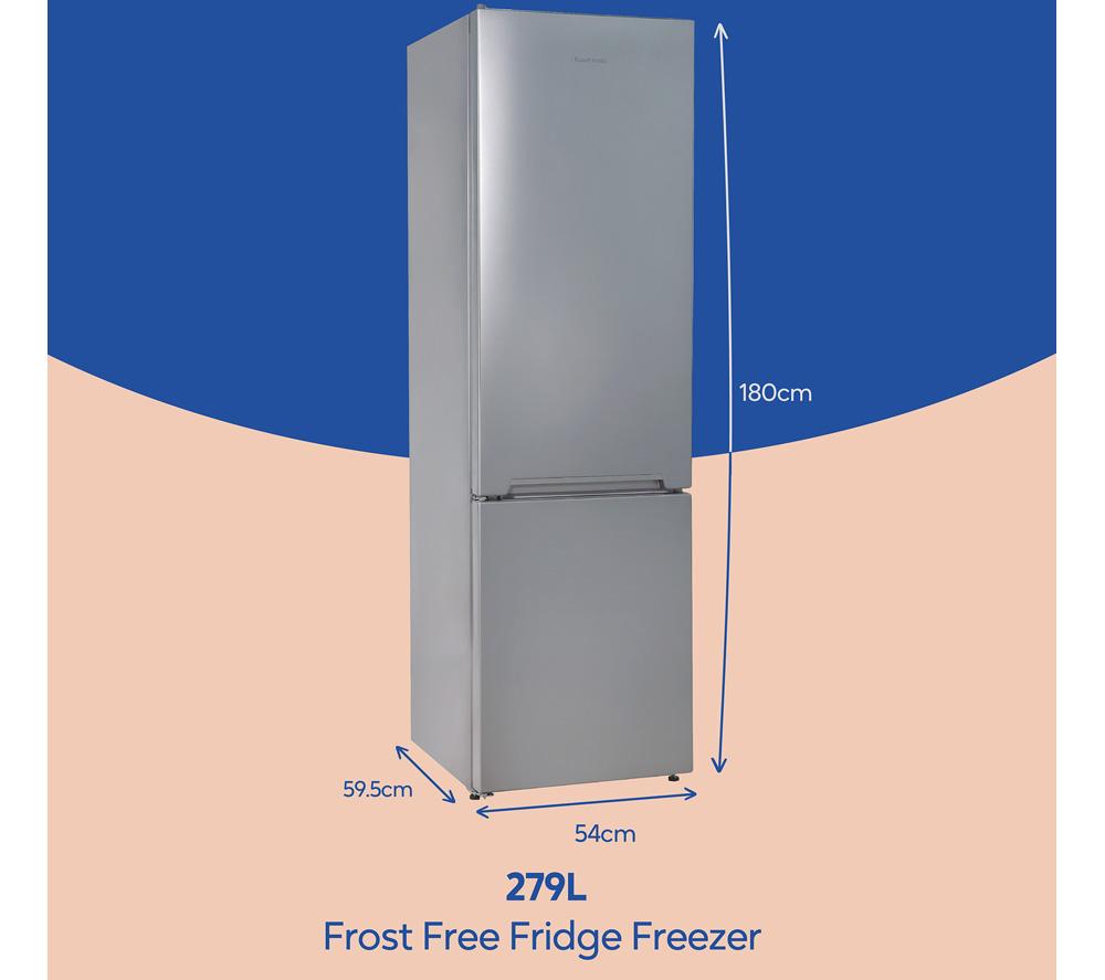 RUSSELL HOBBS RH180FFFF551E1S 70/30 Fridge Freezer - Silver